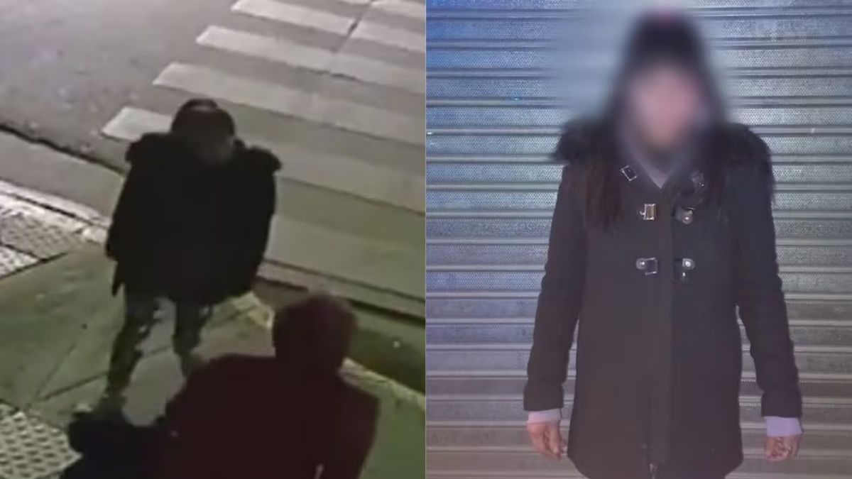 El momento del ataque quedó registrado. 
