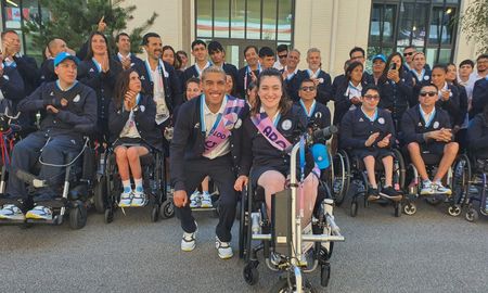 La delegación argentina para los Juegos Paralímpicos de París 2024.
