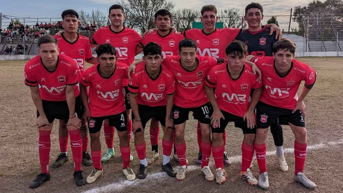 Romang FC ganó los cuatro partidos y es líder con puntaje ideal de la Liga Reconquistense de Fútbol. Foto: prensa Romang FC.