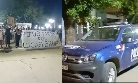 En paralelo a las aprehensiones, familiares, amigos y vecinos se concentraron de manera pacífica frente a la comisaría local para reclamar justicia. En paralelo a las aprehensiones, familiares, amigos y vecinos se concentraron de manera pacífica frente a la comisaría local para reclamar justicia.