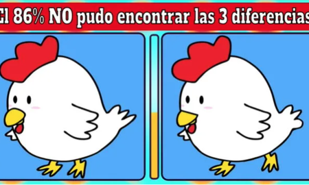 RETO VISUAL nivel PRO: solo el 2% encontró las 3 diferencias ¡en 5 segundos! RETO VISUAL nivel PRO: solo el 2% encontró las 3 diferencias ¡en 5 segundos!