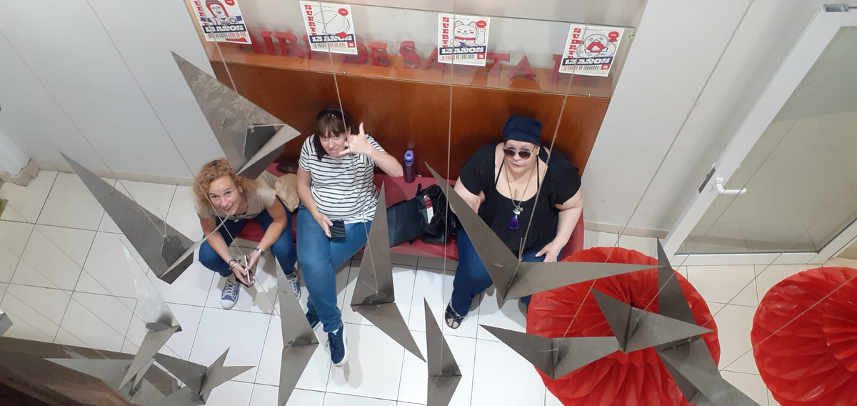 Una de las fotos tomadas por Nacho Mendoza desde el área Digital, minutos antes de entrar a hacer Dale, tomá Aire!