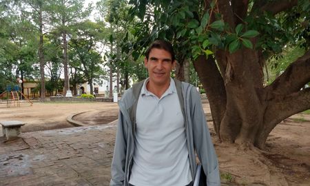 Pablo Beseñor, uno de los vecinos de Villa California que se encuentran preocupados por la construcción de la planta del Gasoducto Metropolitano.