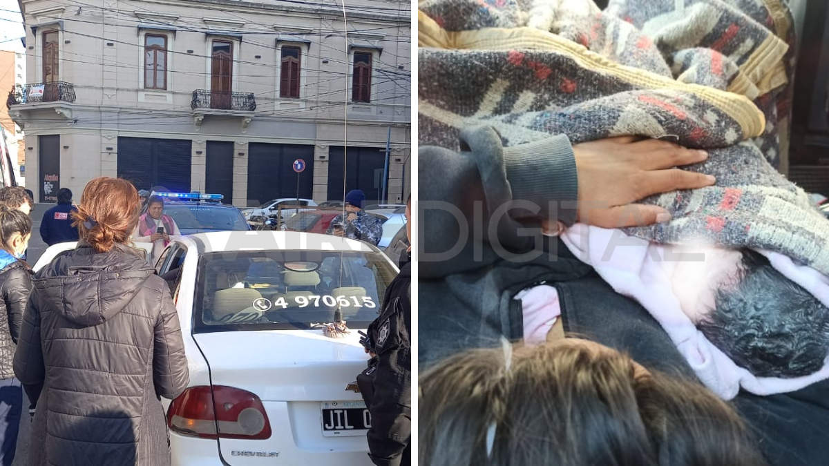 Parto en la Seccional Primera: una mujer dio a luz en la dependencia policial.