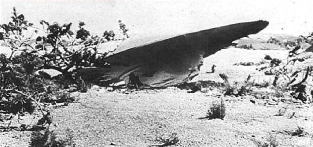 &iquest;La foto es trucada? El presunto plato volador ca&iacute;do&nbsp;