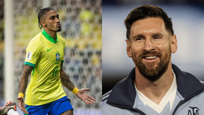 El picante mensaje de Lionel Messi a Raphinha, tras el 4-1 de Argentina a Brasil: 