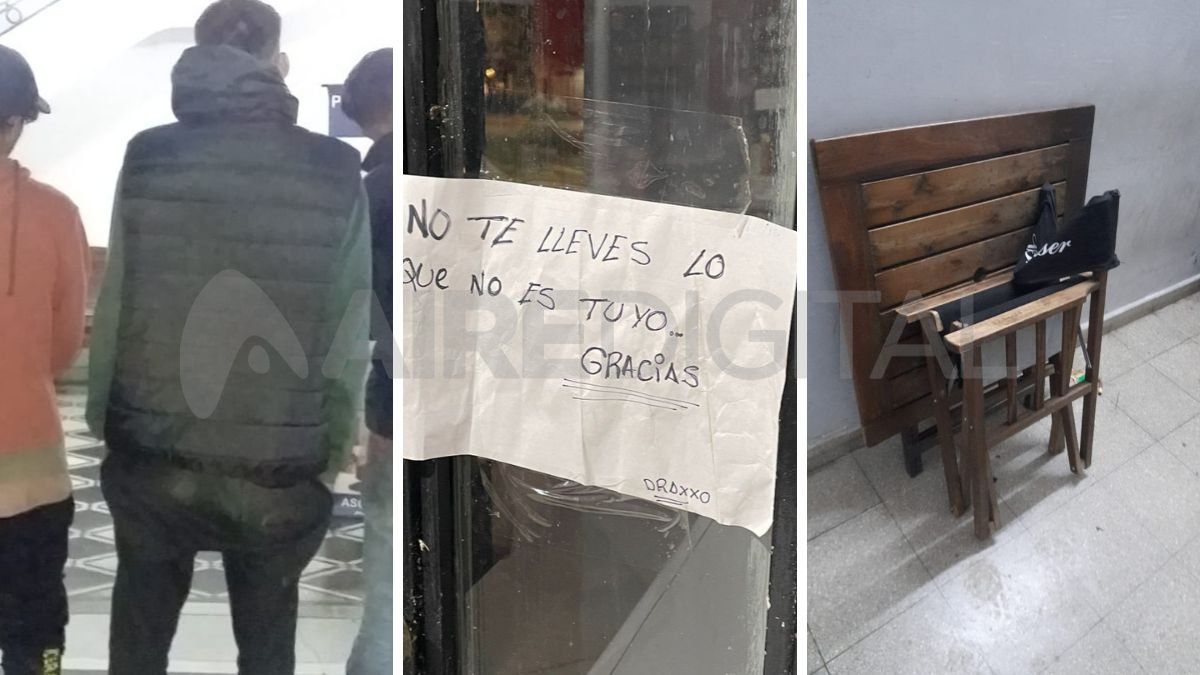 Recoleta: la policía fue por un robo en un departamento y terminó persiguiendo a dos ladrones de mesas y sillas