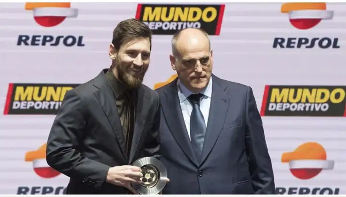 El presidente de la Liga de España ninguneó a Messi tras su contrato con el Inter Miami: “No es imprescindible”.