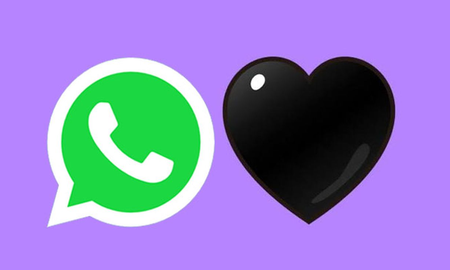 El macabro significado del emoji de corazón negro de WhatsApp El macabro significado del emoji de corazón negro de WhatsApp