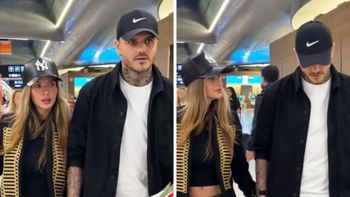La China a los gritos en el aeropuerto junto a Icardi: qué pasó con su hijo Amancio