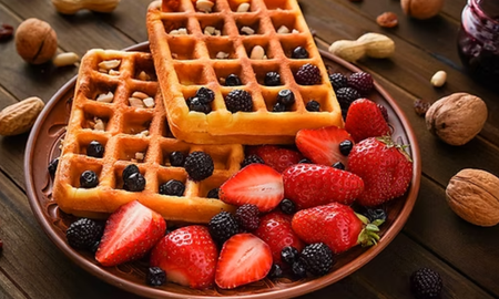 Así se preparan los Waffles de avena integral. Así se preparan los Waffles de avena integral.