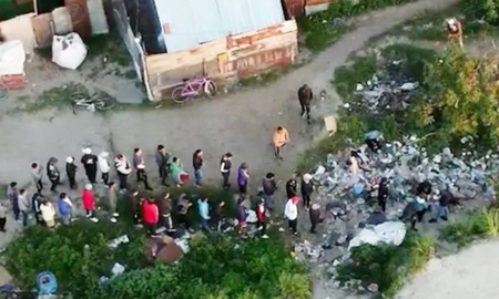 Video: las impactantes imágenes aéreas del shopping de la droga en Villa Fiorito Video: las impactantes imágenes aéreas del shopping de la droga en Villa Fiorito