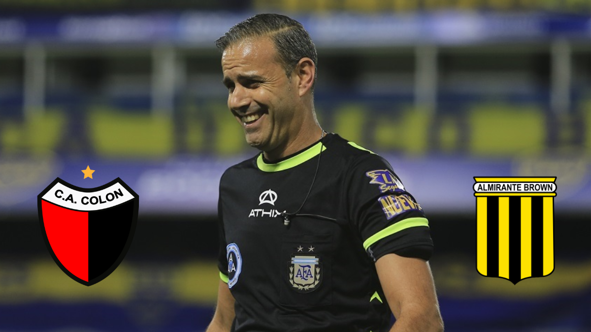 Ariel Penel será el árbitro para el partido de Colón vs. Almirante Brown
