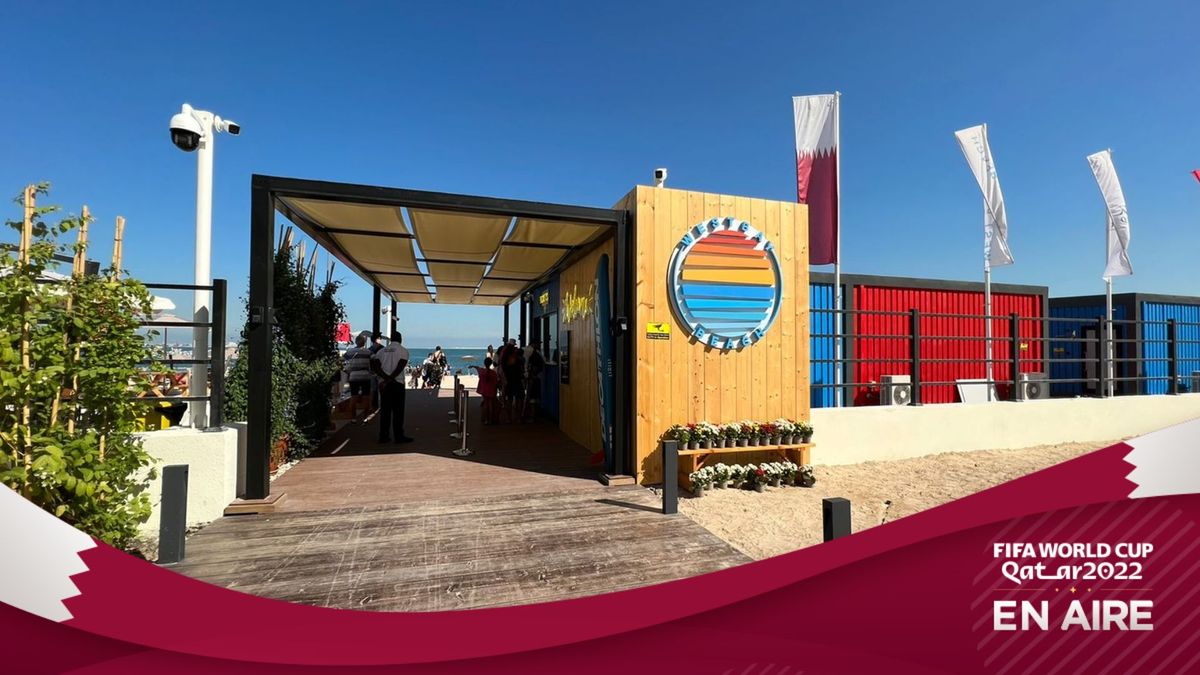 La West Bay Beach de Doha, Qatar.