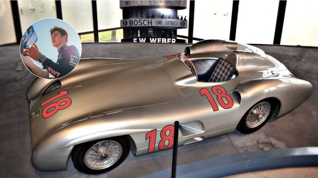 Franco Colapinto manejará el histórico Mercedes de Fangio en la exhibición de F1 en Palermo