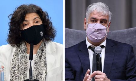 La ministra de Salud, Carla Vizzotti; y el secretario de Comercio Interior, Roberto Feletti. La ministra de Salud, Carla Vizzotti; y el secretario de Comercio Interior, Roberto Feletti.