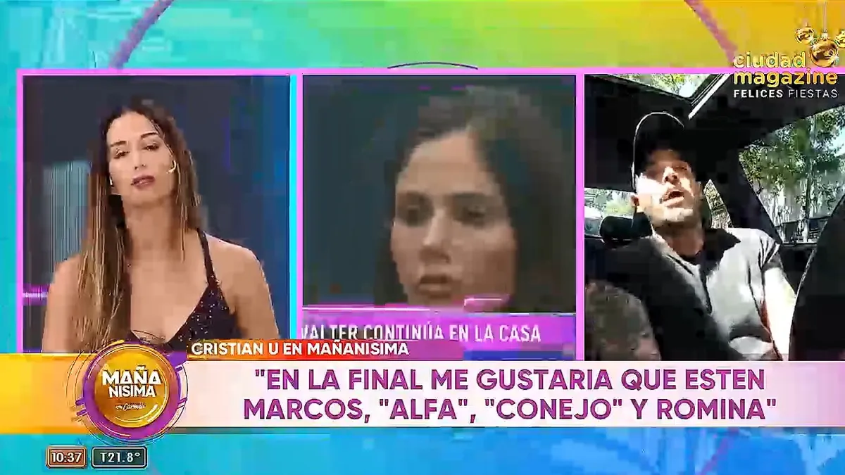 Cristian U apuntó duro contra Romina de Gran Hermano 2022, por su pasado político.