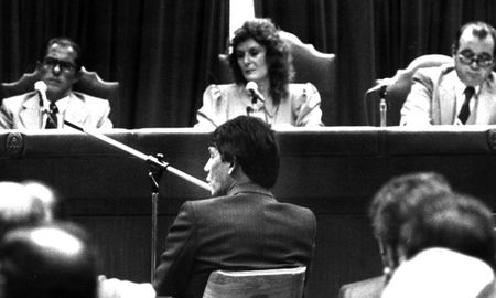 El momento del fallo histórico de Fondeville contra Carlos Monzón. El momento del fallo histórico de Fondeville contra Carlos Monzón.