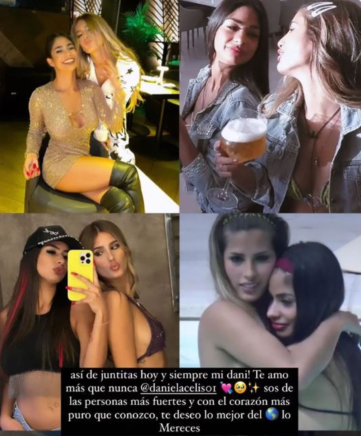 Julieta Poggio felicitó a Daniela Celis por su embarazo. Julieta Poggio felicitó a Daniela Celis por su embarazo.