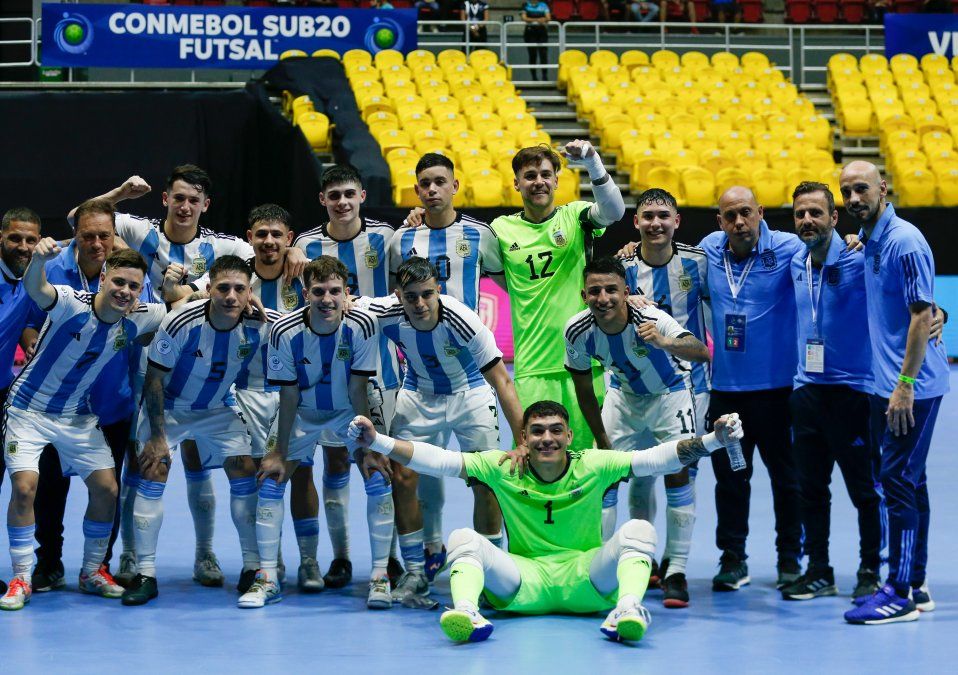 Futsal: Argentina jugará la final del Sudamericano Sub 20