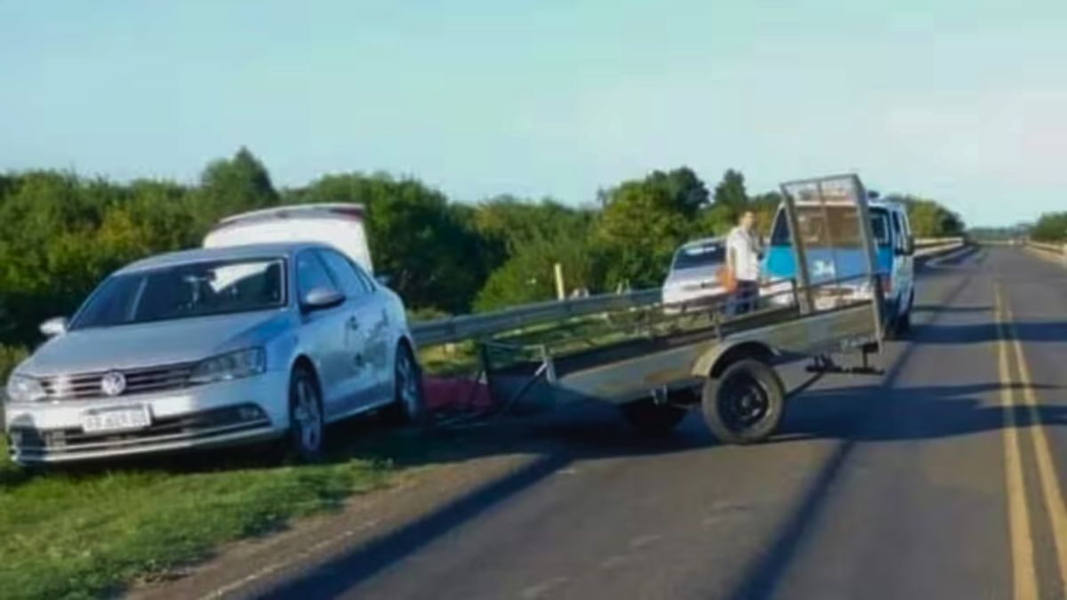 La mujer murió a los segundos de haber sido impactada.