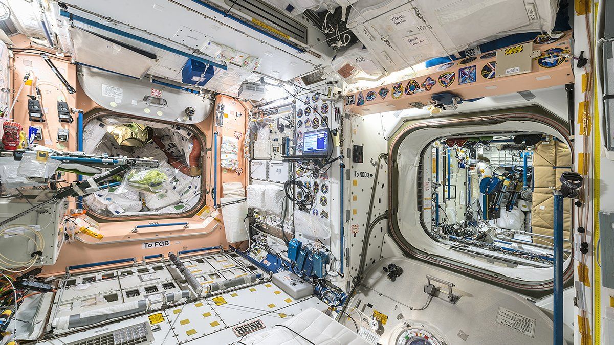 La Estación Espacial Internacional (EEI) por dentro.