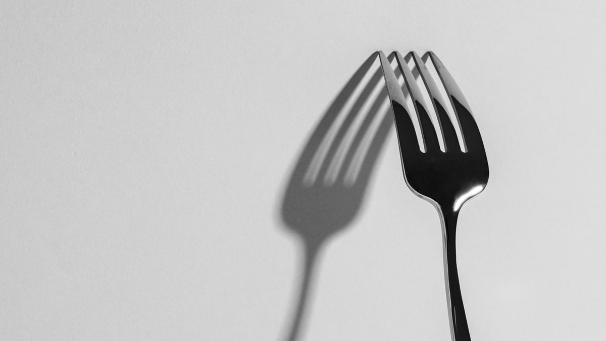 Multaron a un camionero por rascarse la espalda con un tenedor mientras manejaba.