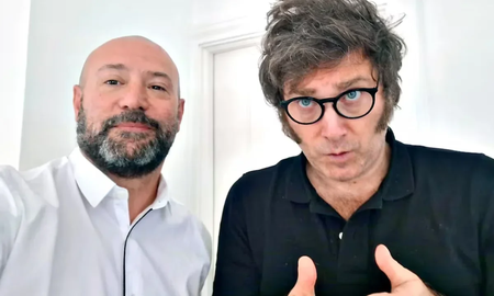 Javier Milei junto al extitular de la ANDIS Diego Spagnuolo, hasta hace pocos días uno de sus íntimos amigos. Javier Milei junto al extitular de la ANDIS Diego Spagnuolo, hasta hace pocos días uno de sus íntimos amigos.