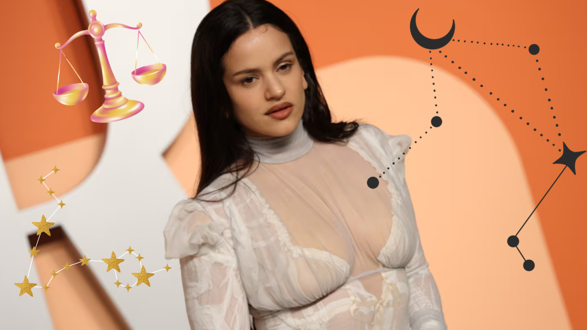 Rosalía es nacida bajo el signo de Libra según su carta natal.