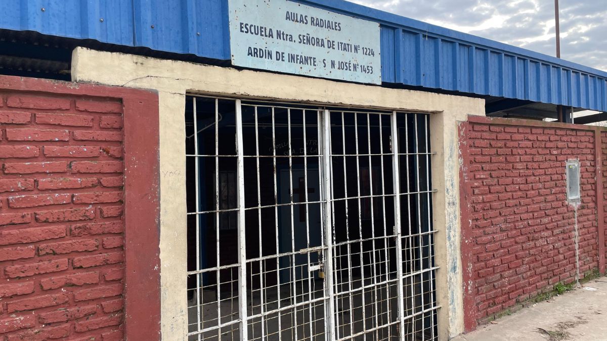 Se trata del anexo que la escuela N°1224 Nuestra Señora de Itatí tiene en barrio Varadero Sarsotti.