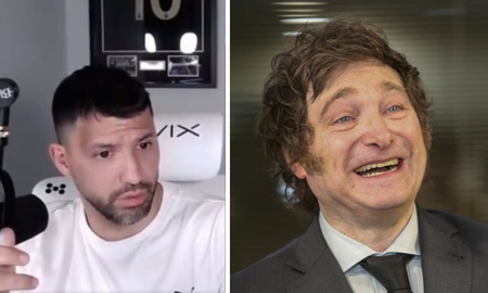 La sorprendente propuesta de Kun Agüero a Javier Milei.
