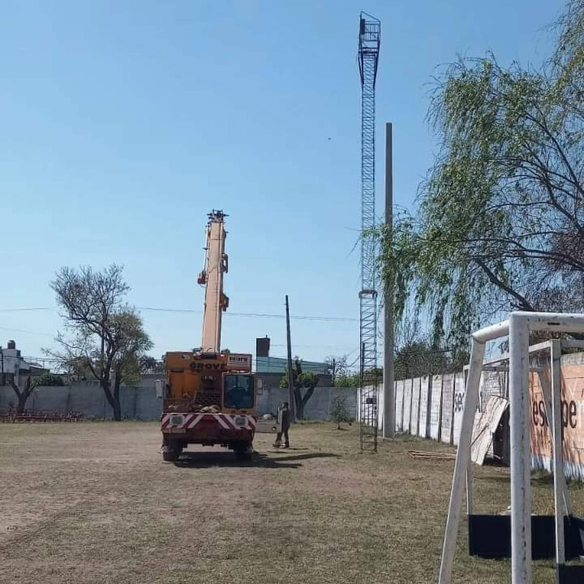 Gimnasia y Esgrima de Ciudadela inauguró la nueva iluminación.