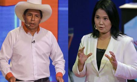 Pedro Castillo y Keiko Fujimori se enfrentarán en las urnas el próximo 6 de junio de 2021. Pedro Castillo y Keiko Fujimori se enfrentarán en las urnas el próximo 6 de junio de 2021.