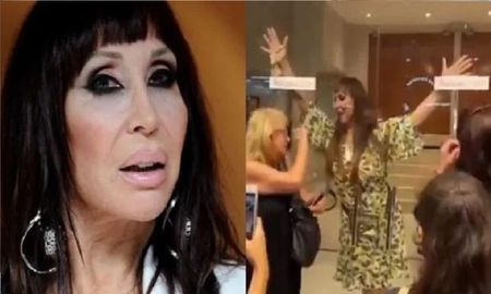 La sorprendente técnica anti covid de Moria Casán para sacarse fotos con el público en el teatro La sorprendente técnica anti covid de Moria Casán para sacarse fotos con el público en el teatro