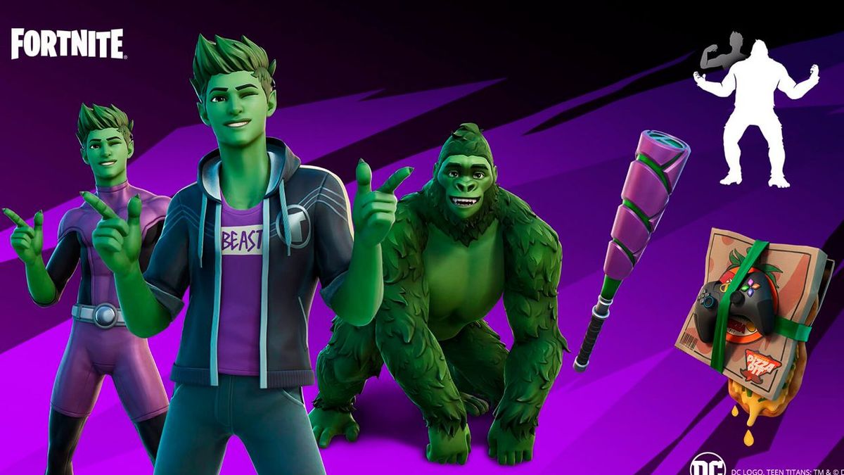 Fortnite: el Chico Bestia de los Jóvenes Titanes se sumará al juego como  skin