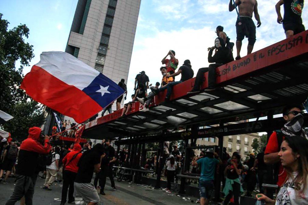25/10/19 La marcha más grande de Chile. Foto: Rudy Muñoz / La Tercera