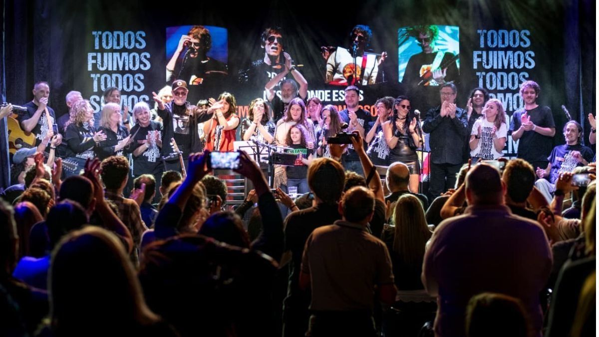 El recuerdo para Luis Alberto Spinetta, quien fue padrino del evento solidario junto a Gieco desde el comienzo