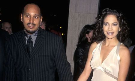Jennifer Lopez y David Cruz en 1995 Jennifer Lopez y David Cruz en 1995