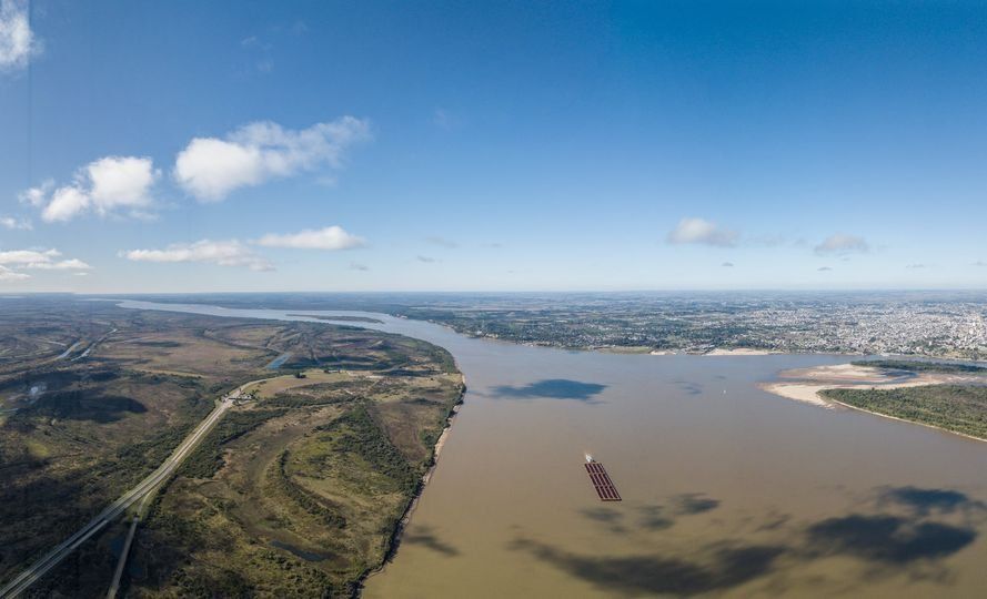Desde el Túnel aclararon que los mayores riesgos en la manta geotextil pueden darse en épocas de creciente y no en bajantes como las actuales.