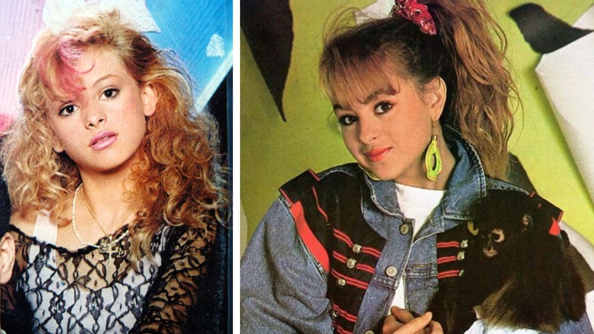 Paulina Rubio de pequeña