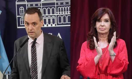 El vocero presidencial Manuel Adorni arrancó su habitual conferencia de prensa con un mensaje para la expresidenta. El vocero presidencial Manuel Adorni arrancó su habitual conferencia de prensa con un mensaje para la expresidenta.
