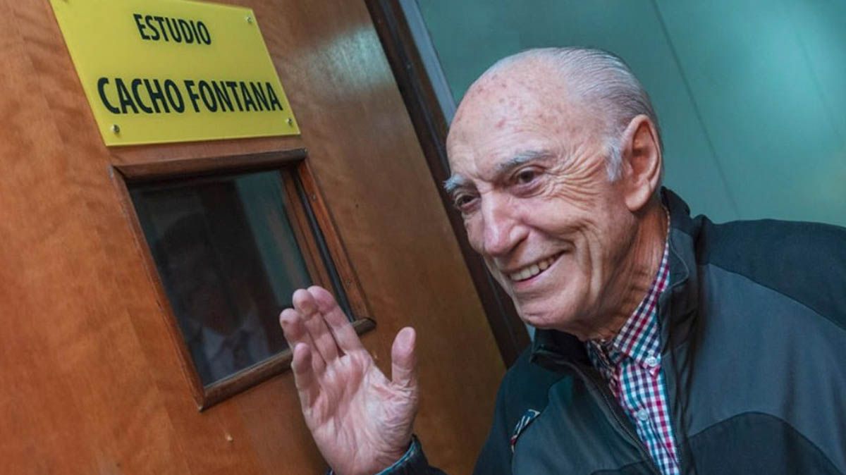Cacho Fontana falleció este martes a los 90 años.