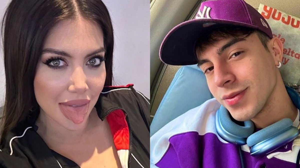 La llamativa foto de Wanda Nara y Rusherking