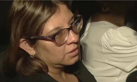 Andrea&nbsp;pidió entre lágrimas poder entrar al velorio de su marido.