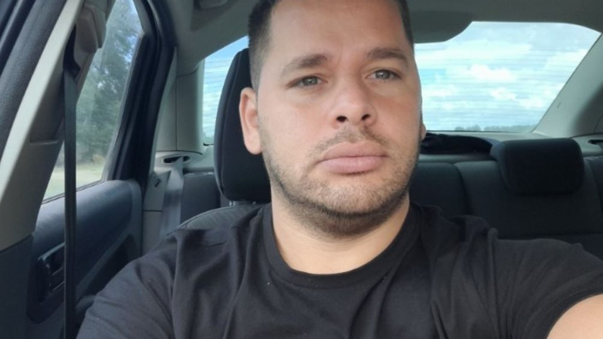 Nataniel Schouten, señalado como el asesino de Marcela Costilch. Nataniel Schouten, señalado como el asesino de Marcela Costilch.