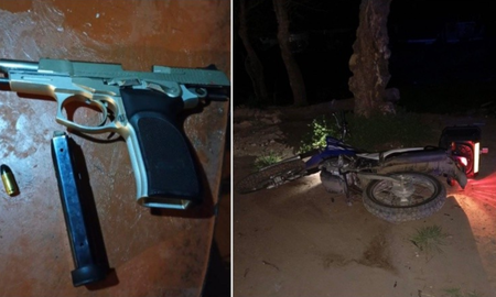 El sospechoso fue arrestado en un asentamiento del oeste rosarino con una moto robada horas antes y un arma de fuego. El sospechoso fue arrestado en un asentamiento del oeste rosarino con una moto robada horas antes y un arma de fuego.