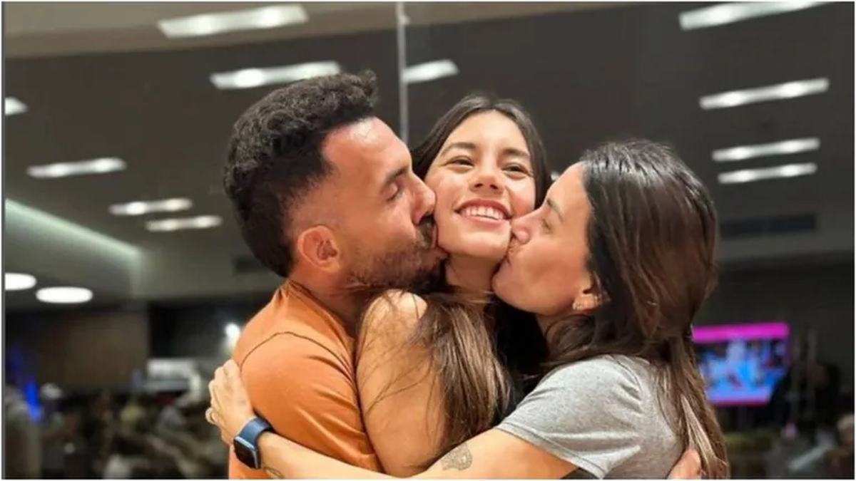 Florencia, la hija de Carlos Tevez.