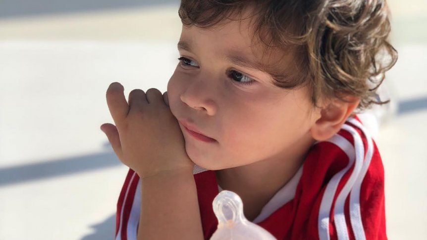 ¡Otra vez Mateo Messi! Ahora lució la camiseta de un insólito equipo de fútbol y sorprendió a todos