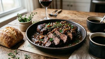 El secreto está en el café: no solo aporta un aroma inconfundible, sino que también realza el sabor de la carne y le da profundidad a la salsa. El secreto está en el café: no solo aporta un aroma inconfundible, sino que también realza el sabor de la carne y le da profundidad a la salsa.