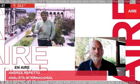 Andrés Repetto analizó el actual escenario político de Brasil con Luis Mino. Andrés Repetto analizó el actual escenario político de Brasil con Luis Mino.
